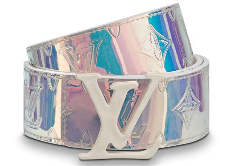 Pre-owned Louis Vuitton Lv Shape Belt Monogram 40mm Prism | ModeSens