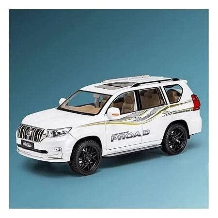TOYOTA LAND CRUISER PRADO SUV CAR 1:18 DIECAST MODEL CZ806 PULL BACK A ...