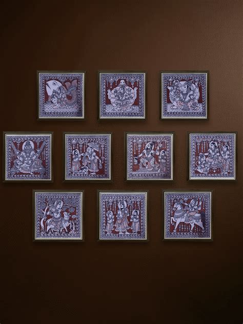 Buy The ten Avatars of Vishnu Paintings by Harinath.N