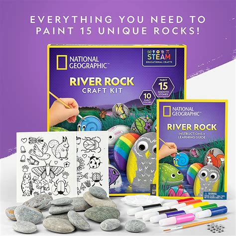 Toy Insider Review- National Geographic Rock Painting Kit | Think Blue ...