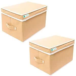 Skylii Storage Box for Clothes, Toy and File Organizer Storage Box With ...