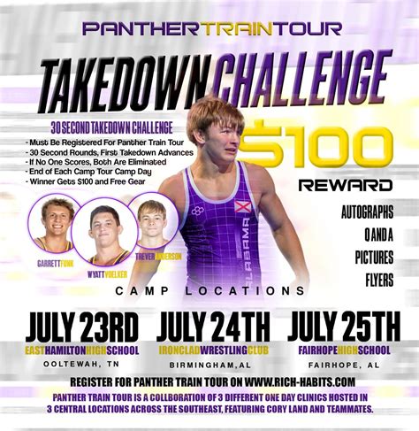Panther Train Tour Takedown Challenge, Ironclad HQ, Birmingham, 23 July ...