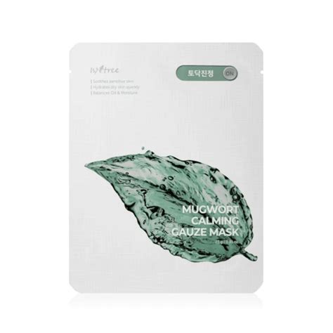 Isntree Mugwort Calming Gauze Mask | SOS Calming | juui.de