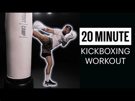 20-Minute Kickboxing Full Body Workout At Home (a63wphj2Atr)