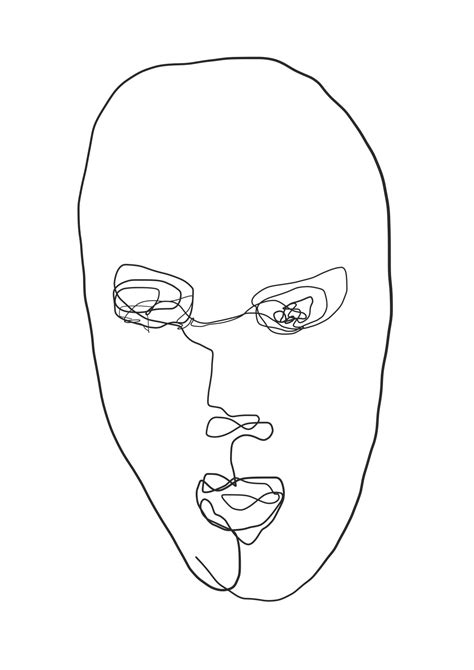 nothing but design — one line faces