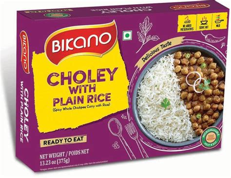 Bikano Choley with Plain Rice 375 g Price in India - Buy Bikano Choley ...