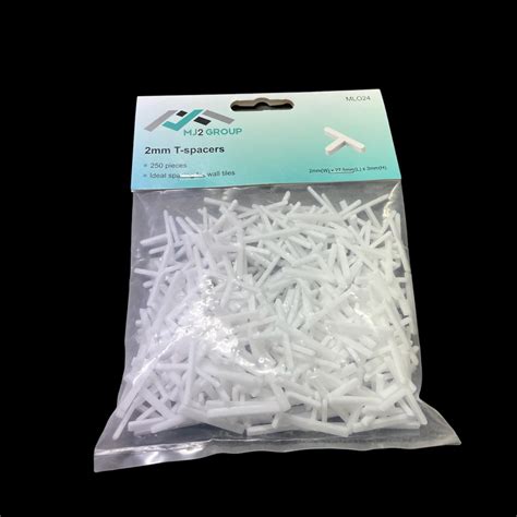 T LONG 2MM SOLID HARD SPACER X 250 BAG - Everdry