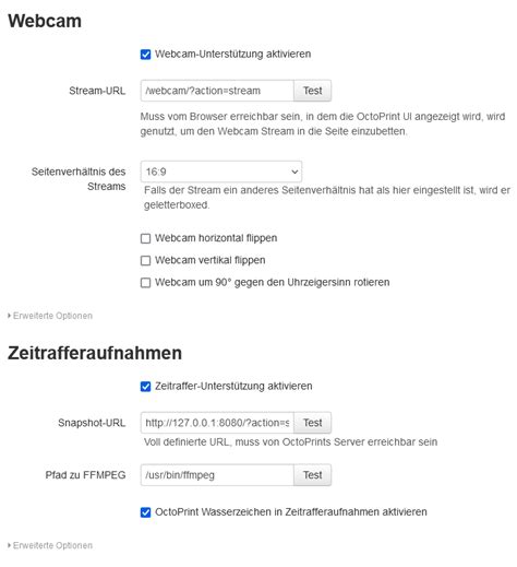 Setting USB Camera OctoPrint 的图像结果