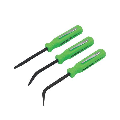 3 PIECE MINI PRY BAR TOOL SET - GREEN PPG3K | Matco Tools