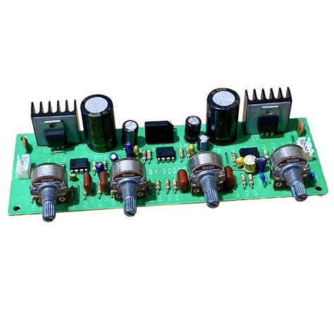Pinakine® Ne4558 Op-Amp Hifi Amplifier Volume Tone Eq Control Board ...