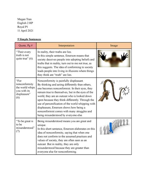 A Cumulative Sentence