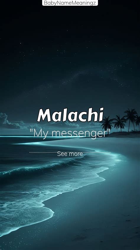 Malachi: Meaning, Origin & Lucky Numbers | NamesGoals