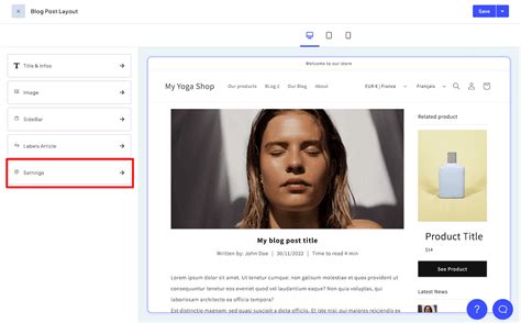 Blog Post Layout 的图像结果