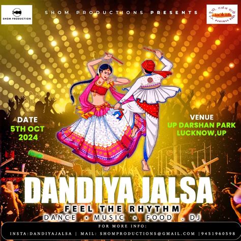 Dandiya Jalsa Namaste Nahi Kem Cho Tickets, UP Darshan Park 2A, Vipin ...