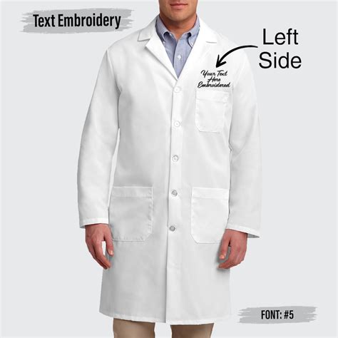 Custom Lab Coat, Embroidered Medical Lab Coat, Personalized Lab Coat ...