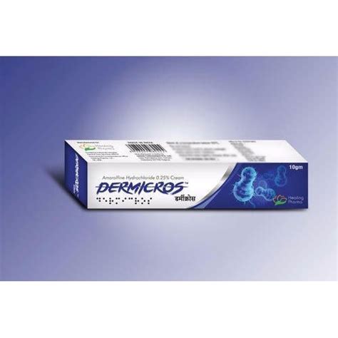 Pharmaceutical Cream - Amorolfine Hydrochloride Cream - Dermicros ...