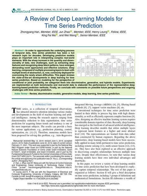 A Review of Deep Learning Models For Time Series Prediction | Download ...