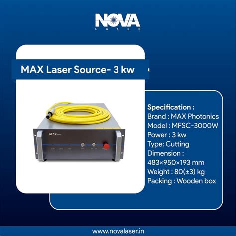 MAX Laser Source - 3kw I Ready Stock I Best Price I Laser Cutting ...