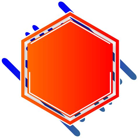 Hexagon Border Design 21113218 PNG