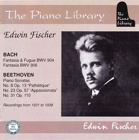 Bach/Beethoven;Fantasia/Pia: Edwin Fischer: Amazon.in: Music}