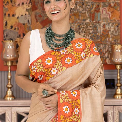 Tussar Hand Kantha – Ethnic Boutique