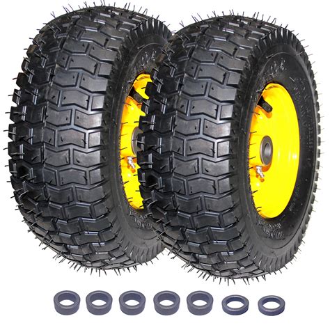 Buy 2 Pack 13x5.00-6 Mower Tractor Turf Tires, 2PLY Pneumatic Tires ...