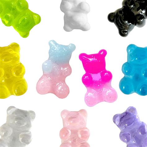 Gummy Bear Shoe Charms GIDDITZ Shoe Charms Set - Gummy Bear & Daisy ...