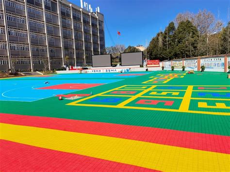 Sport Flooring Outdoor Tiles Flooring Multi-Purpose Outdoor Sport ...