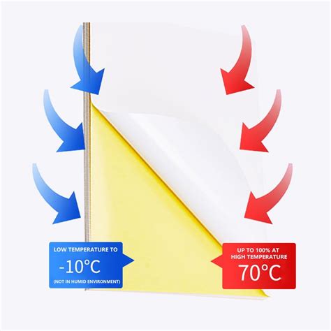 Buy Willstar 100PCS Vinyl Sticker Paper Adhesive Decal Paper Printable ...