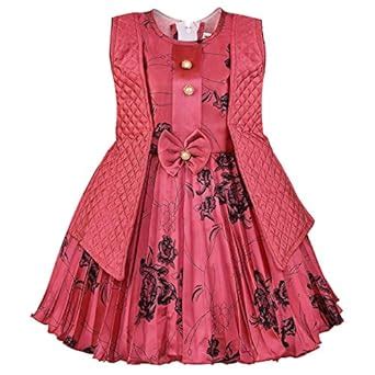 Wish Karo Baby Girls Frock Dress -(fe2792t_Tomato Red_1-2yrs) : Amazon ...