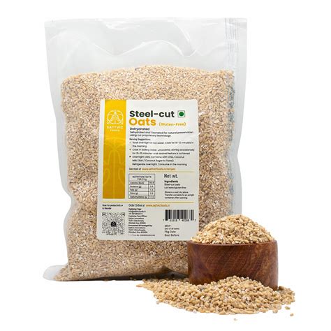 Steel cut Oats (Gluten-free) – Sattvic Foods