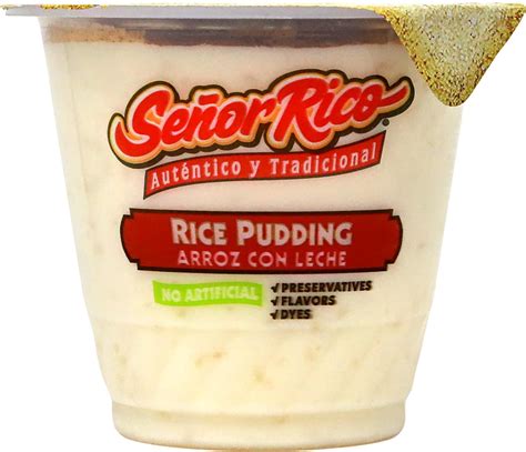 Amazon.com: Senor Rico Rice Pudding, Arroz con Leche, 8 Oz. : מוצרי ...