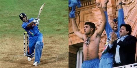 MS Dhoni's World Cup Winning Six, Sourav Ganguly's Shirt Wave At Lord's ...