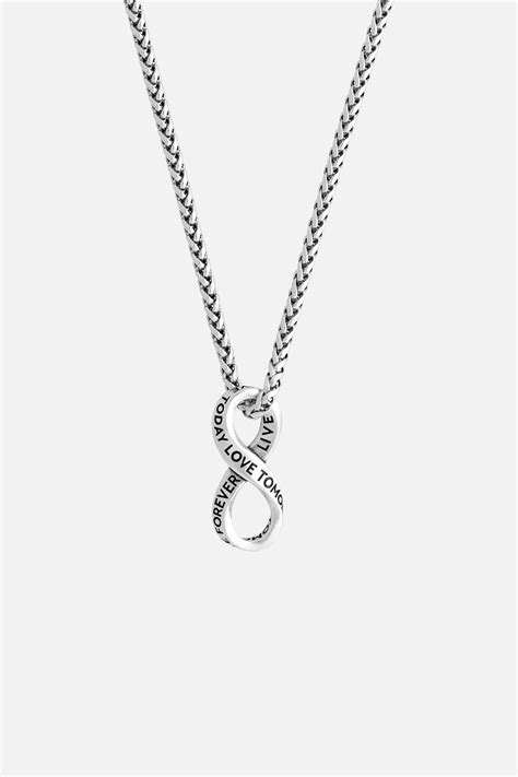 Infinity Slogan Necklace - Tomorrowland Store