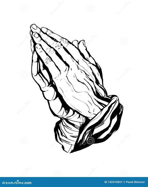 Praying Hands/eps Vector Illustration | CartoonDealer.com #5377182