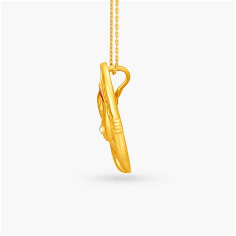 Enamelled Gajanana Pendant