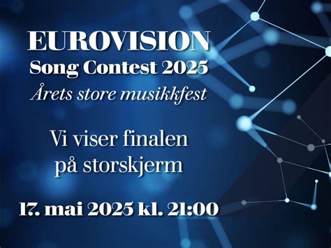 Eurovision Song Contest 2025 - FINALEN, Brugata 1, 2540 Tolga, Norway ...