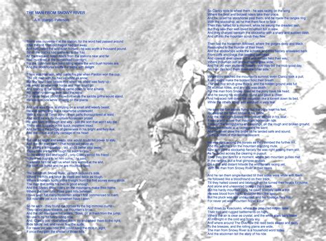 The Man from Snowy River poem - A.B. (Banjo) Paterson | Man from snowy ...