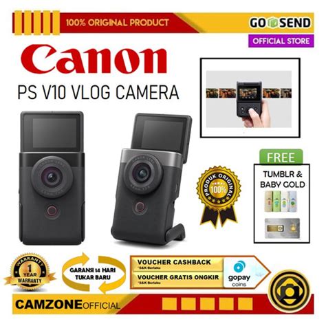 Promo Canon PowerShot V10 vlogging Camera Vlog Kamera Power Shot V 10 ...
