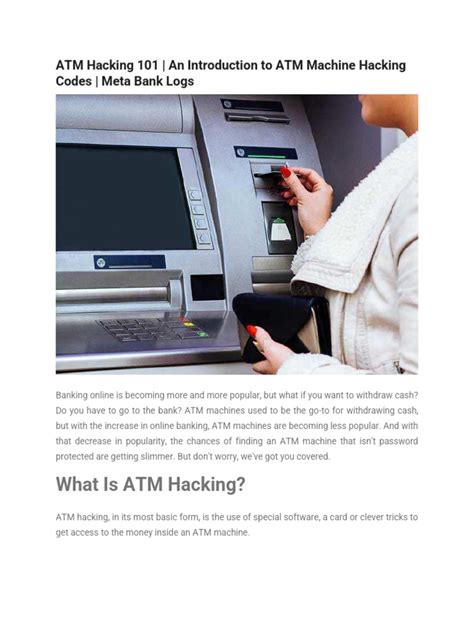 Automated teller machine ATM Security Features 的图像结果