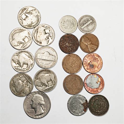 Lot of 20th Century Coins*Some Silver*Quarter, Dimes, Nickels and Cents ...