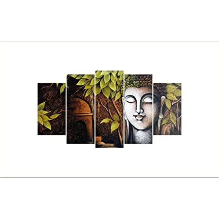 DivineDesigns™ Gautam Buddha Pieces Sticker (Cover Area :- 37 X 20 inch ...