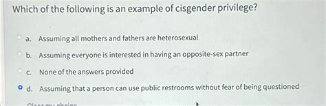 Image result for Cisgender Example