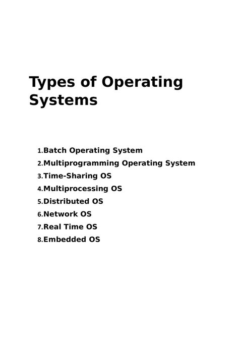 Image result for Types of Computer OS