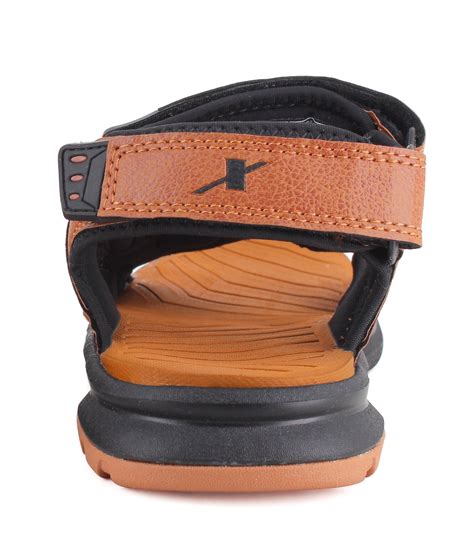 Sparx Tan Black Sandals for Men SS-588 | Sandals & Slippers Online ...