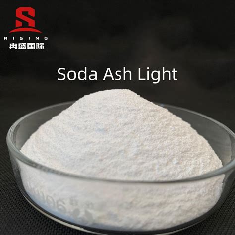 Soda Ash Light/Dense Na2co3 99.2% Sodium Carbonate Soda Ash for Glass ...