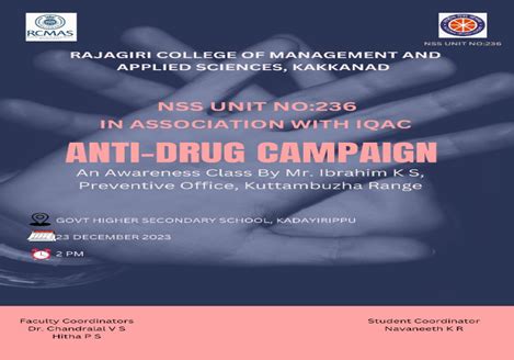 Rajagiri College of Management & Applied Sciences » AntiDrug Campaign