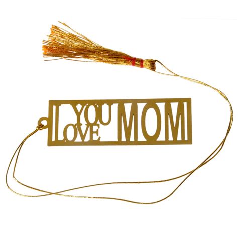 Love You Mom Bookmark, Decorative Car Hangings and Wall Hangings ...