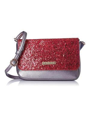 Buy Caprese Nars Sling Gt Grey Mettalic Online