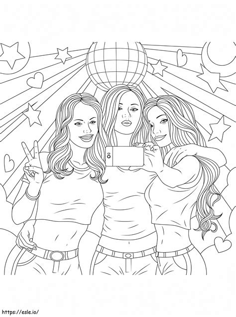 Best Friends Coloring Pages